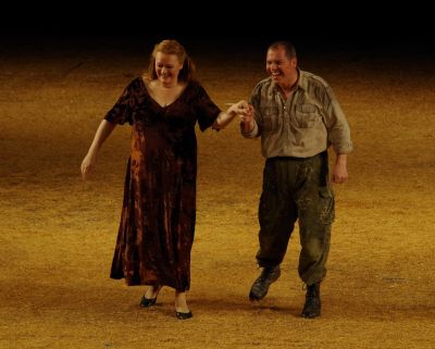 Brunhilde (Catherine Foster),  Siegfried (Stefan Vinke)
"Siegfried", Liceu, Barcelona,  13/03/2015
Keywords: Brunhilde, Catherine Foster, Siegfried, Liceu, Barcelona, Siegfried